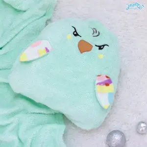 Angry budgerigar cushion blanket