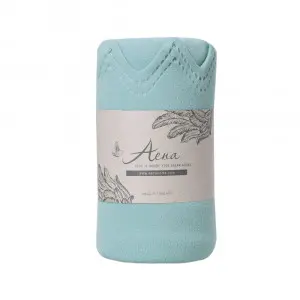 Aqua Fleece Blanket