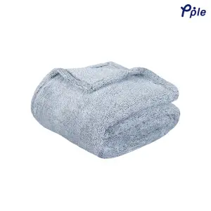 Black Frosted Plush Blanket
