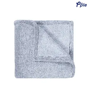 Black Frosted Plush Blanket