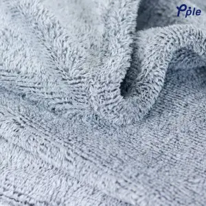 Black Frosted Plush Throw
