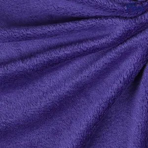 Blue Violet Luxury Flannel Throw