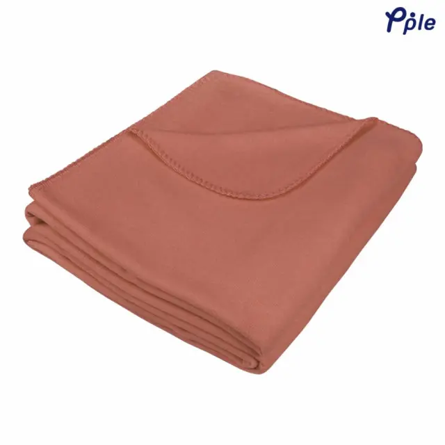 Brown 2D Multicolor Polar Fleece Blanket