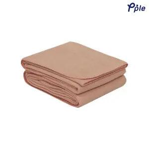 Brown Milk Tea Water Color Fleece Blanket