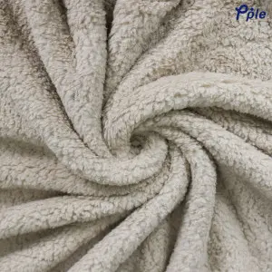 Brown Soft Lightweight Sherpa Throw