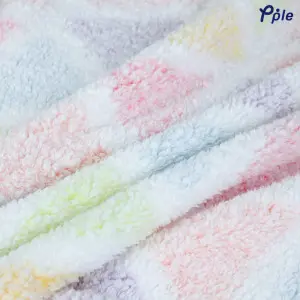 Candy Cloud Printed Soft Sherpa Throw