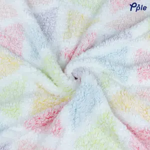 Candy Cloud Printed Soft Sherpa Throw