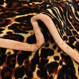 Cheetah Soft Warm Print Mink Blanket