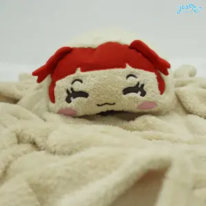 Chinese Girl Bolster Cushion Blanket