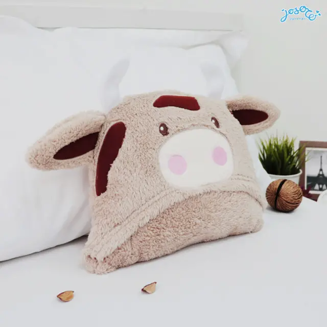 Cow Hooded Blanket