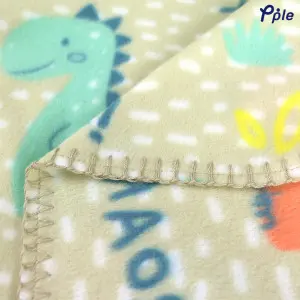 Dinosaur Gang Printed Fleece Baby Blanket