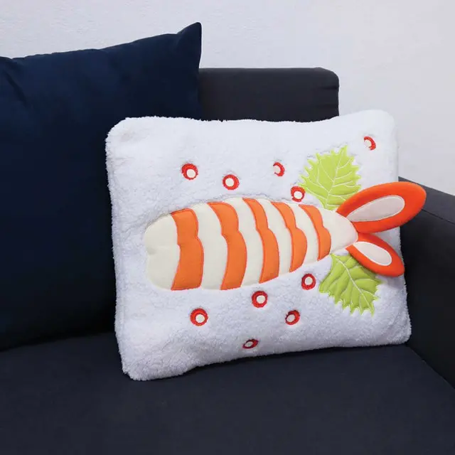 Ebi Sushi Appliqued Cushion Cover