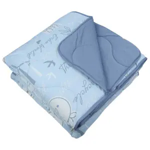 EPICO's Echo World Printed Quilt Comforter, Blue