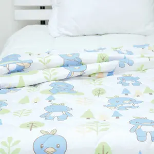 EPICO's Echo World Printed Recycled Polyester Baby Comforter, Echo the Bird Pattern