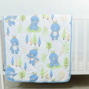 EPICO's Echo World Printed Recycled Polyester Baby Sleep Mat, Echo the Bird Pattern