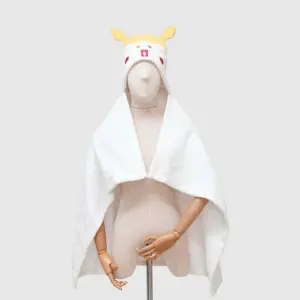 EPICO's Error Chick Character Plush Polyester Hooded Blanket, Chicky the chick face