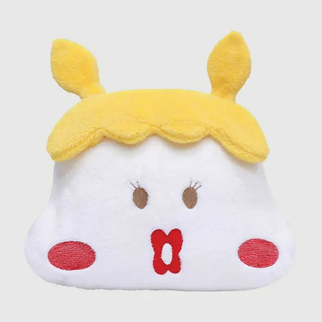 EPICO's Error Chick Character Polyester Doll Pillow Blanket, Chicky the chick face