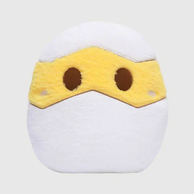 EPICO's Error Chick Character Polyester Doll Pillow Blanket, Chuchu the egg face
