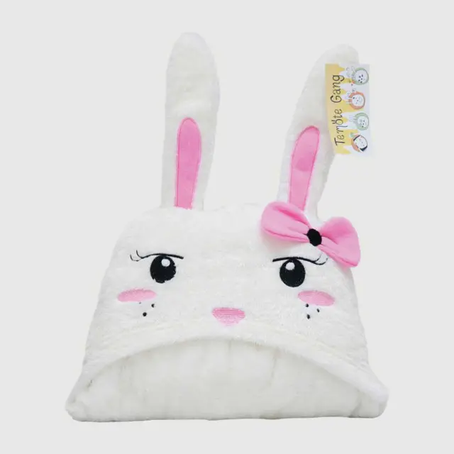 EPICO's Temote Gang Character Plush Polyester Hooded Blanket, White