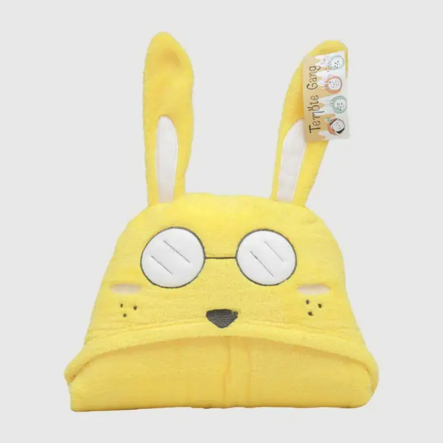 EPICO's Temote Gang Character Plush Polyester Hooded Blanket, Yellow