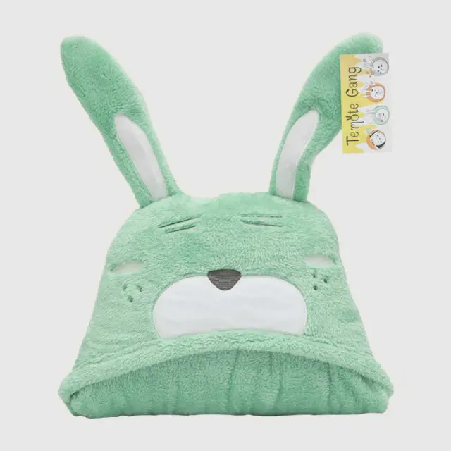 EPICO's Temote Gang Character Plush Polyester Hooded Blanket, Green