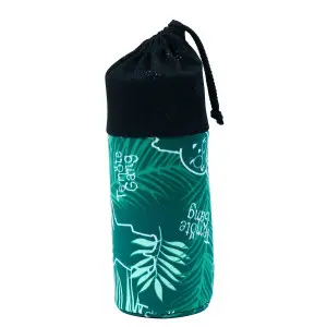 EPICO's Temote Gang Polyester Cylinder Shape Drawstring Bag, Green