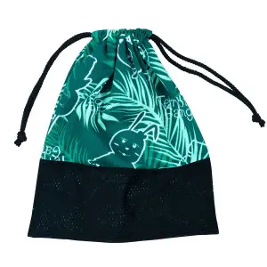 EPICO's Temote Gang Polyester Square Shape Drawstring Bag, Green