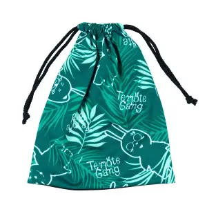 EPICO's Temote Gang Polyester Square Shape Drawstring Bag, Green