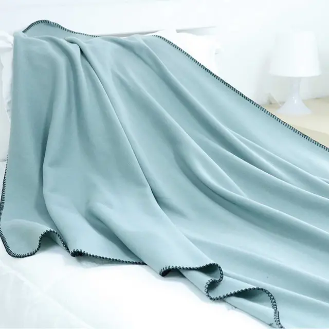 Fleece Travel Blanket, Blue