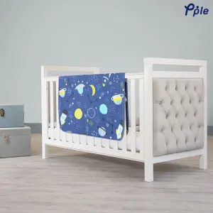 Fun Space Printed Fleece Baby Blanket