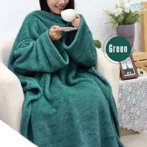 Green Sleeved Blanket