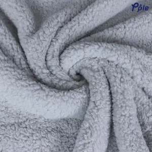 Grey Soft Lightweight Sherpa Blanket