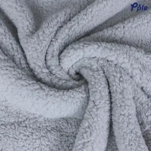 Grey Soft Lightweight Sherpa Throw