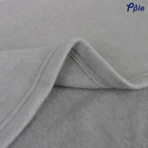 Grey Solid Fleece Blanket