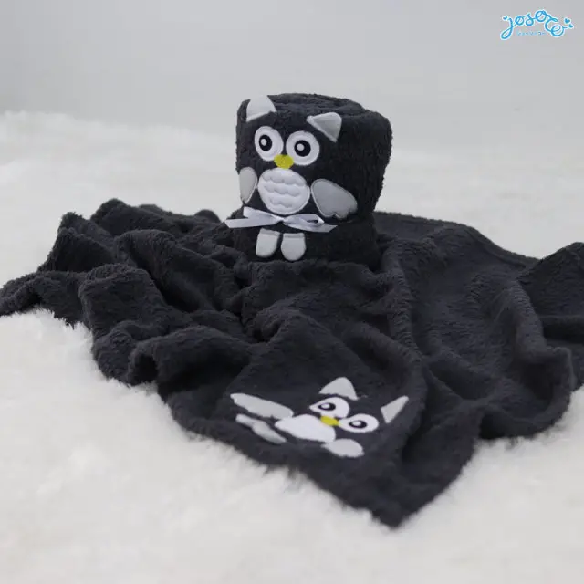Happy Owl Baby Blanket