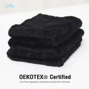 Japanese black cat minimal cushion blanket
