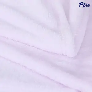 Light Pink Stripe Frosted Plush Blanket