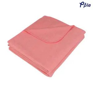 Peach 1F Multicolor Polar Fleece Throw