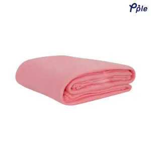 Peach Solid Fleece Blanket