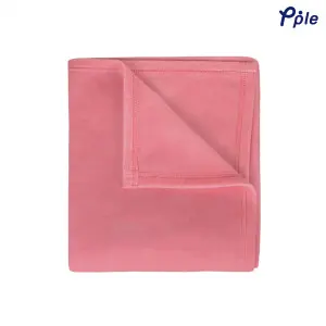 Peach Solid Fleece Blanket