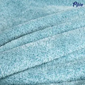 Peacock Frosted Plush Throw