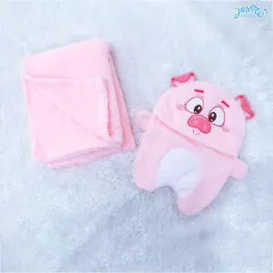 Piggy Portable Capsule Cushion Blanket