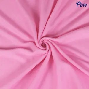 Pink 1F Multicolor Polar Fleece Throw