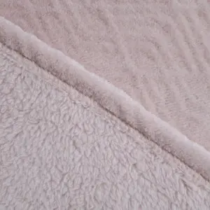 Pink Fancy Cutting Plush Fleece Blanket