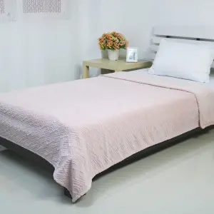 Pink Fancy Cutting Plush Fleece Blanket