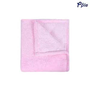 Pink Frosted Plush Throw