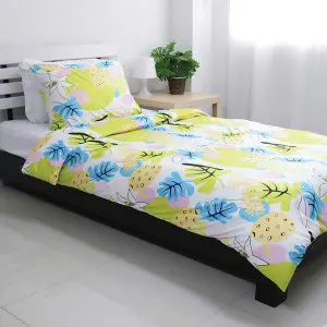 Printed Bedding Set (Duvet Cover and Pillowcase), Summer Floral