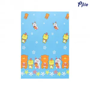 Printed Fleece Blanket, Blue Happy Friend