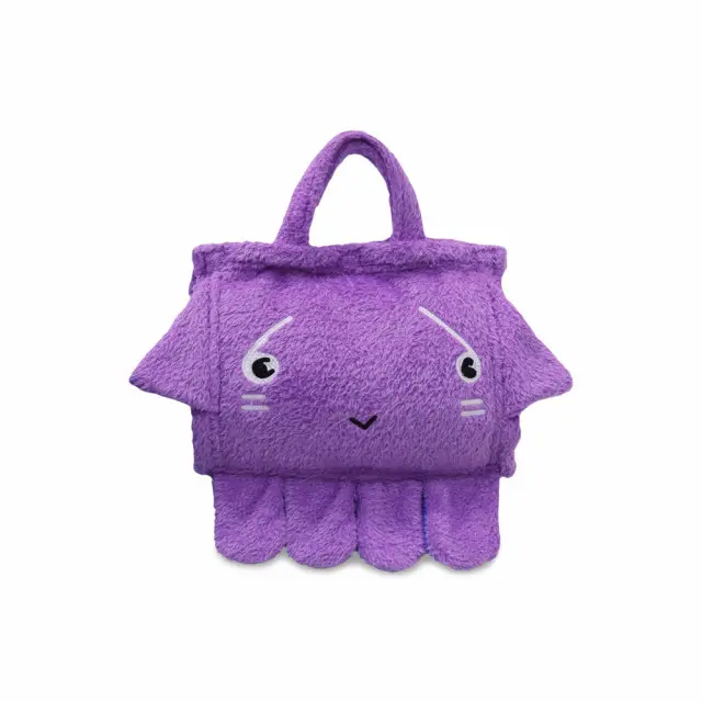 Purple Squid Portable Blanket