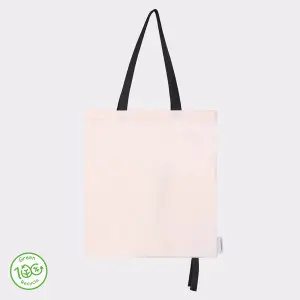 Recycled Tote Bag, Navy-Beige